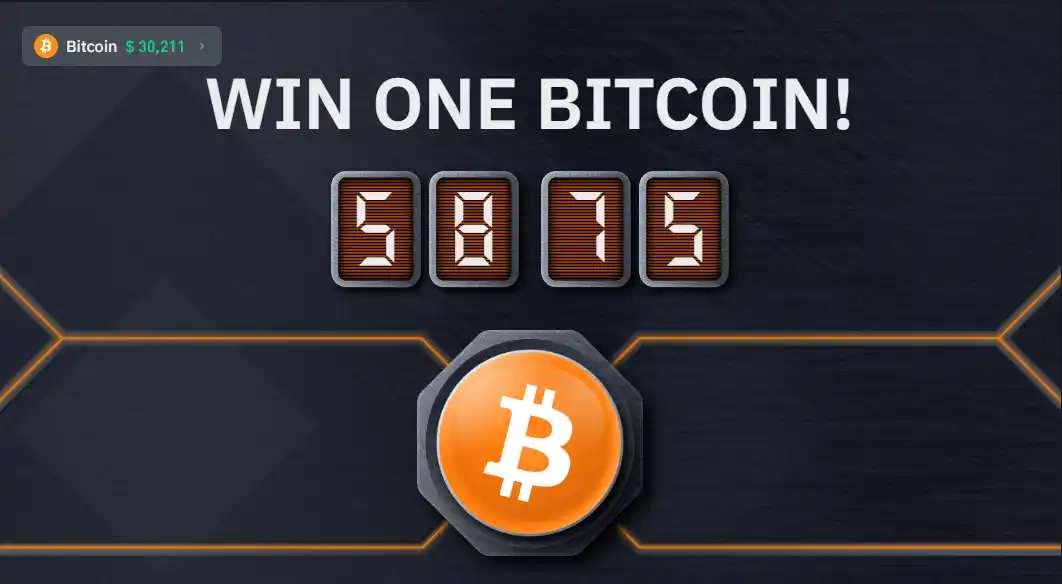 binance bitcoin button winner 2023